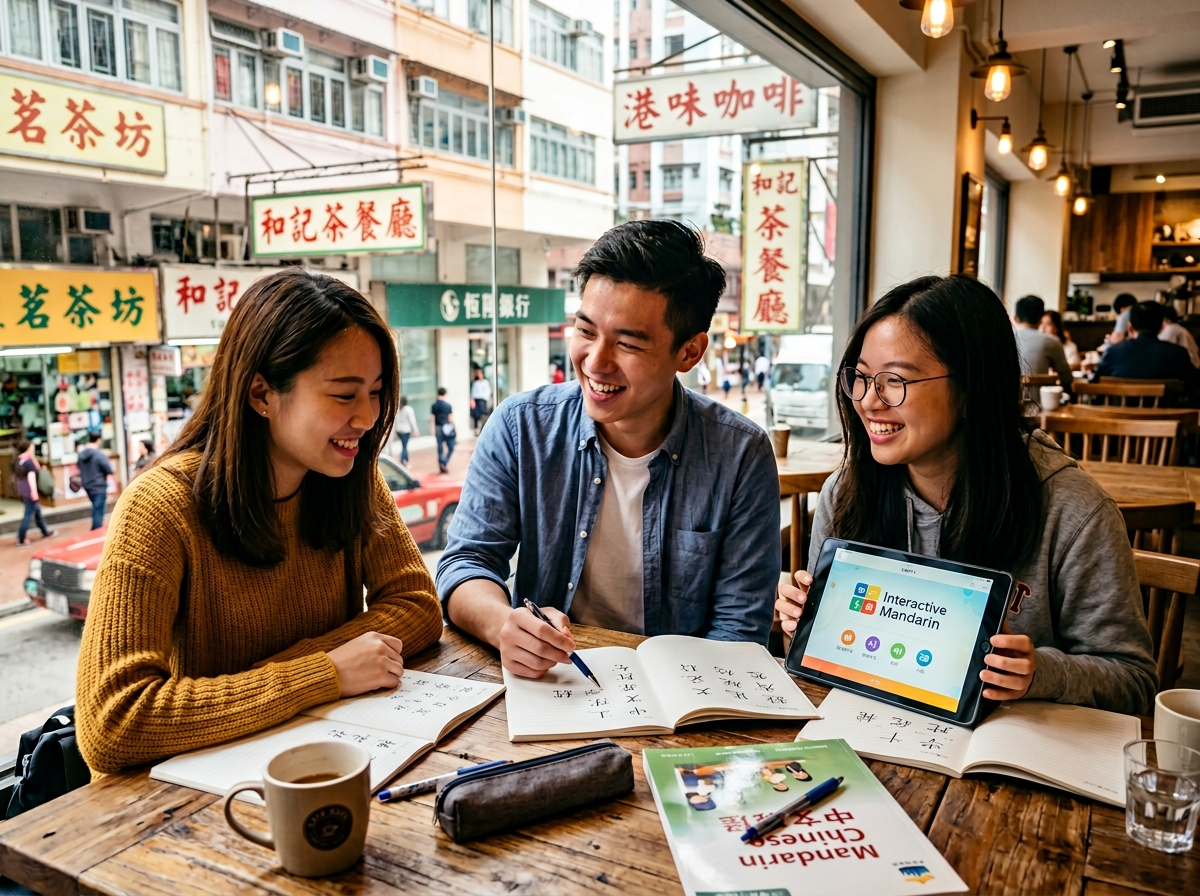 Mandarin students in Hong Kong