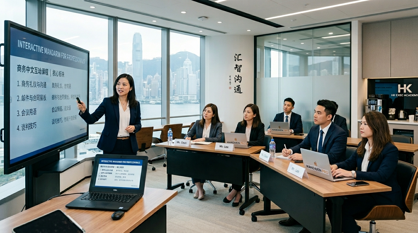 Business Mandarin corporate training session